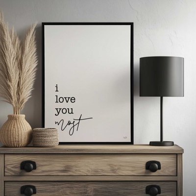I Love You Set 2 of 2 by Lux + Me Designs Art Print