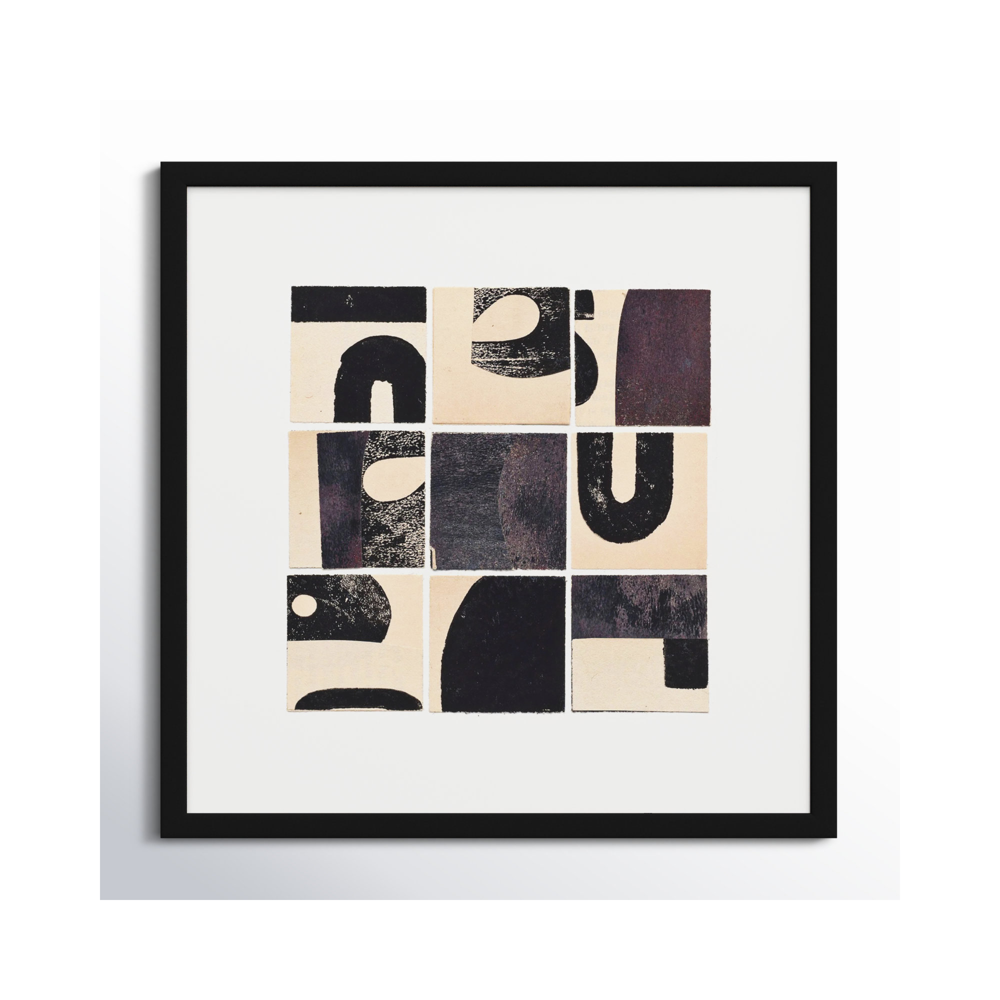Curvy by Driftway Studio, 36" H x 36" W x 1.25" D, Black
