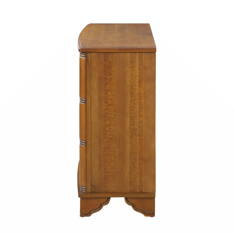 Console Donela avec tablette de rangement réglable, table de hall d'entrée rétro avec tablette de rangement réglable, table de canapé pour le couloir, entrée, salon, vestibule