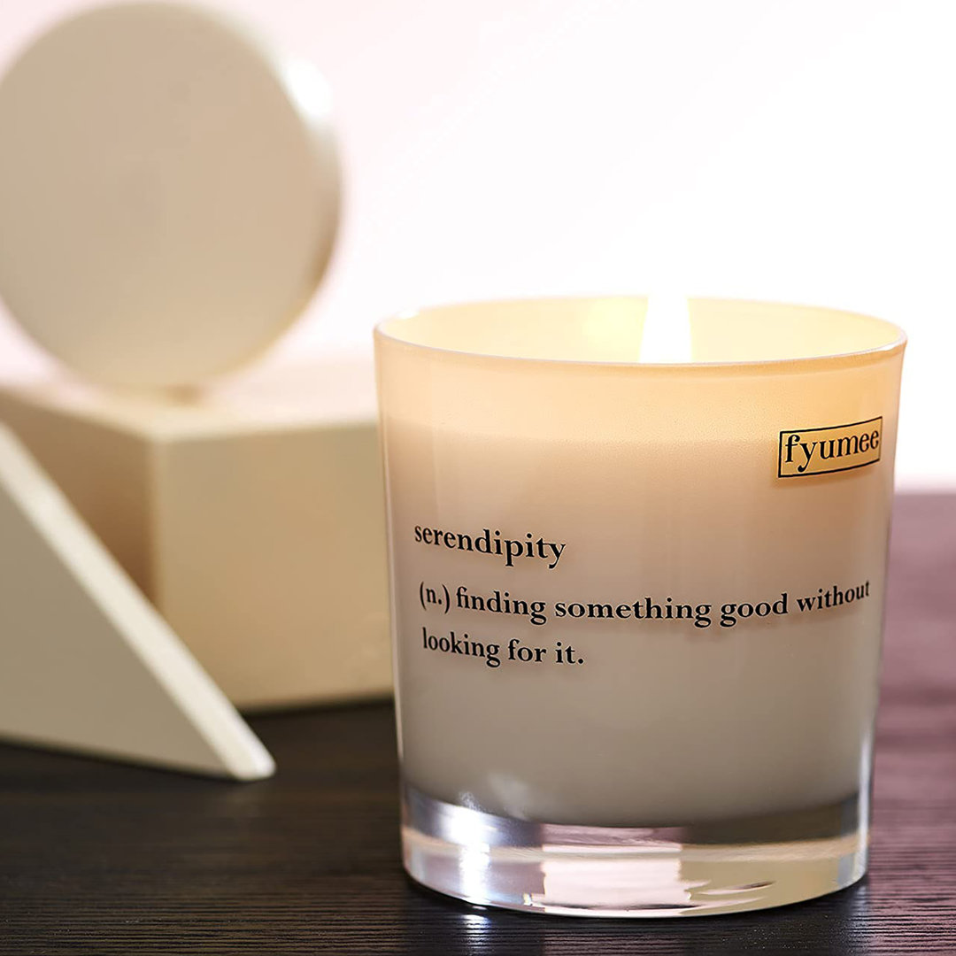 Serendipity Creamy Bergamot Scented Jar Candle
