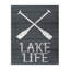 «Nautical Blue Lake Life Life Rustic Boat Oars» par Kim Allen - impression d'art graphique-750860732-750860733