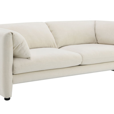 Jaeda Beige Boucle Loveseat