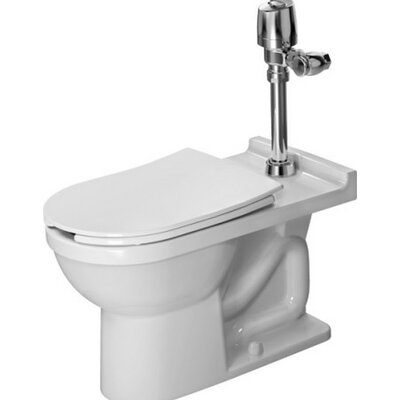 Starck 3 Floor Standing Verio Outlet 1.28 GPF Elongated One-Piece Toilet (Seat Not Included) -  Duravit, 2165010000