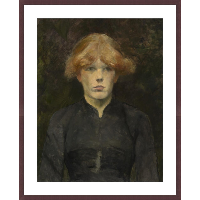 «Carmen» par Henri de Toulouse-Lautrec, impression giclée encadrée, H 41,39 po x l 33,5 po