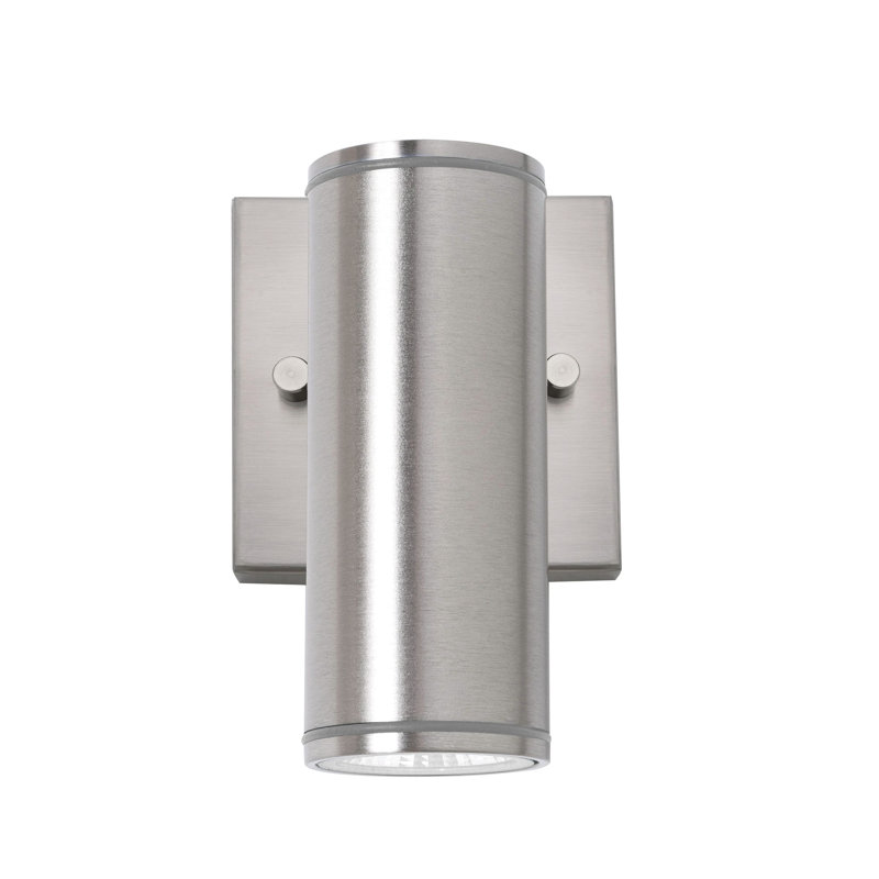Geddies Metal and Aluminium LED Wall Light, Satin Nickel