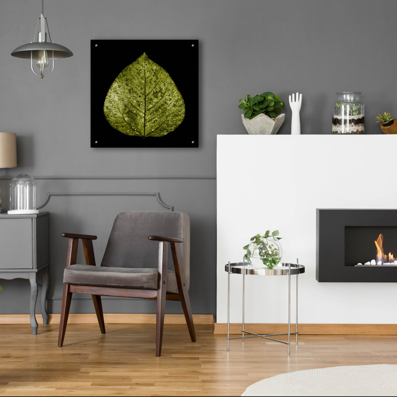 «Feuille verte» par PhotoINC Studio, H 24 po x l 24 po
