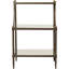 Peninsula Metal & Glass Side Table-580586924