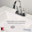Drain escamotable de lavabo de salle de bain avec trop-plein-62082266
