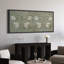 Reproduction d'art sur toile encadrée vert-100937316-111696356