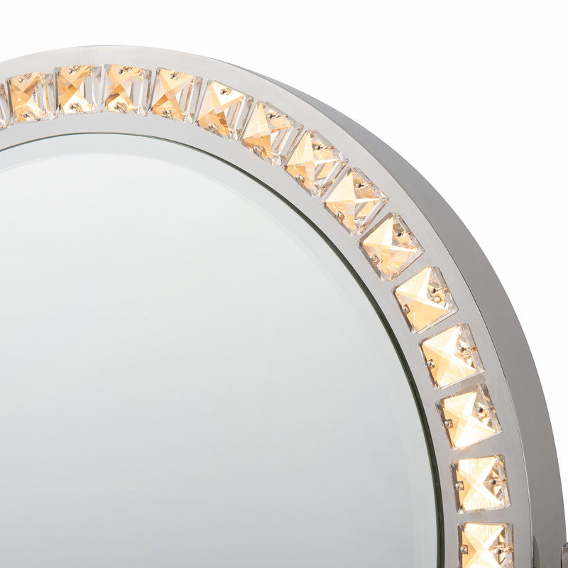 Miroir de salle de bain Marilyn, Chrome