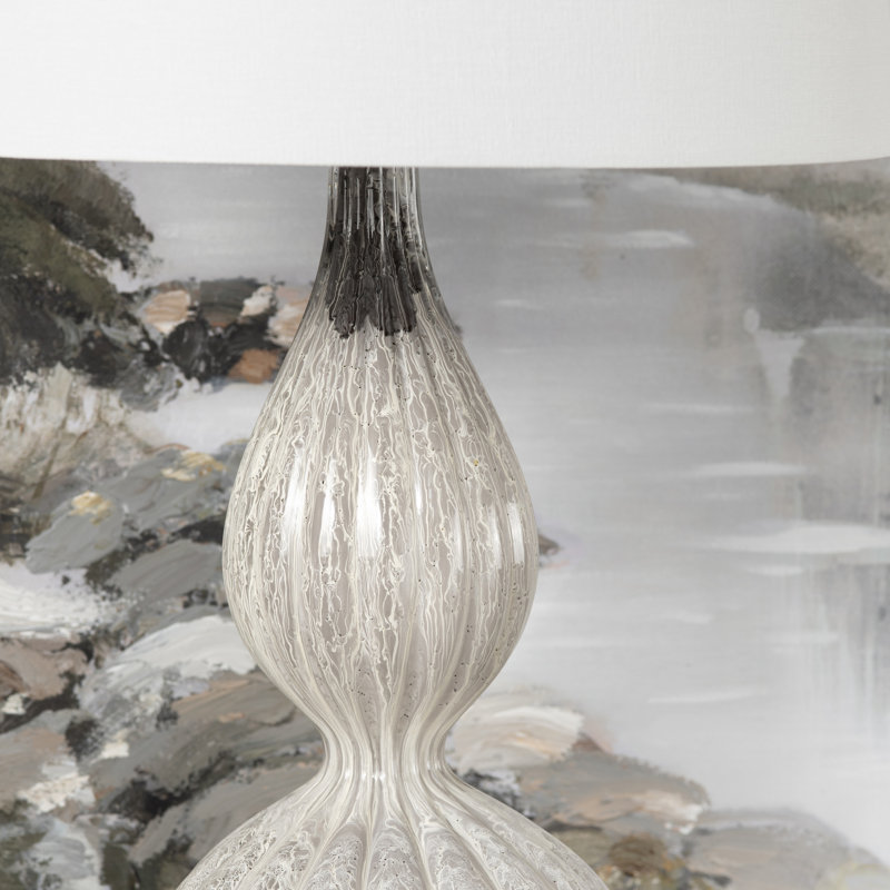 Set Of 2 Glass Table Lamps