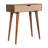 Solid Wood Mini Pink Dressing Table, 4 Compartments, Nordic Legs