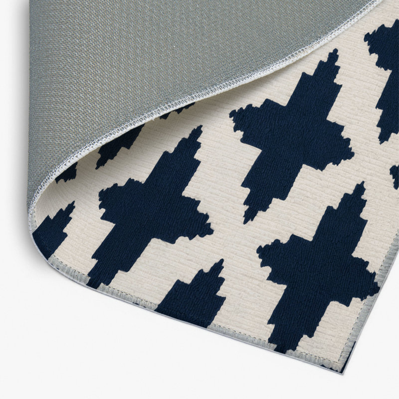 Tapis gris intérieur et extérieur Trellis, Rectangulaire 8 pi x 10 pi