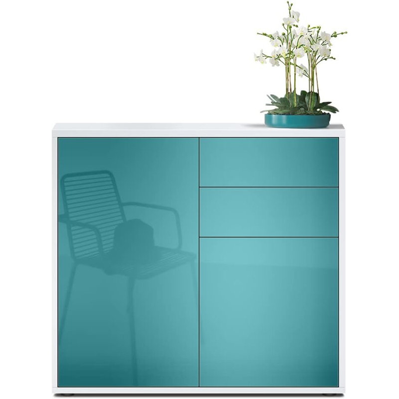 Sideboard Mcdevitt, Light Grey Satin
