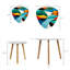 Ensemble de 2 tables basses gigognes Triangle