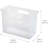 Medium Portable Desktop File Box with Open Lid, 6 Pack