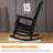 Waddon Oversized Modern Resin Rocking Adirondack Chair-1795476187