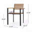Chaise 2 pièces en bois et métal