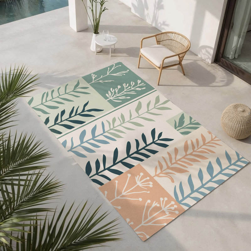 Tapis intérieur et extérieur Evergreen Dreams, Rectangle 1 pi 6 po x 2 pi 6 po