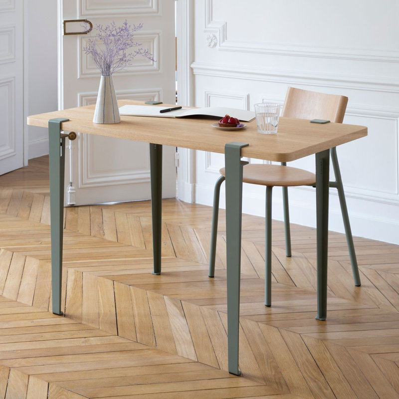 Tiptoe Steel Table Legs, Eucalyptus Grey