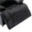 Fauteuil inclinable manuel et pivotant à 360 ° avec bande lumineuse à DEL pour salon, chambre à coucher, noir-1256314491