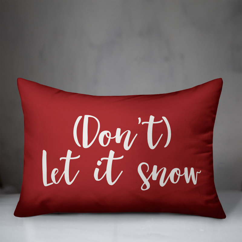 Throw Pillow, Red