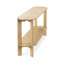Kering Oak Wood Oval Console Table 
