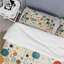 Ensemble de housse de couette vert et beige Mid Century Abstract Retro IV - Abstract Midcentury-107146707