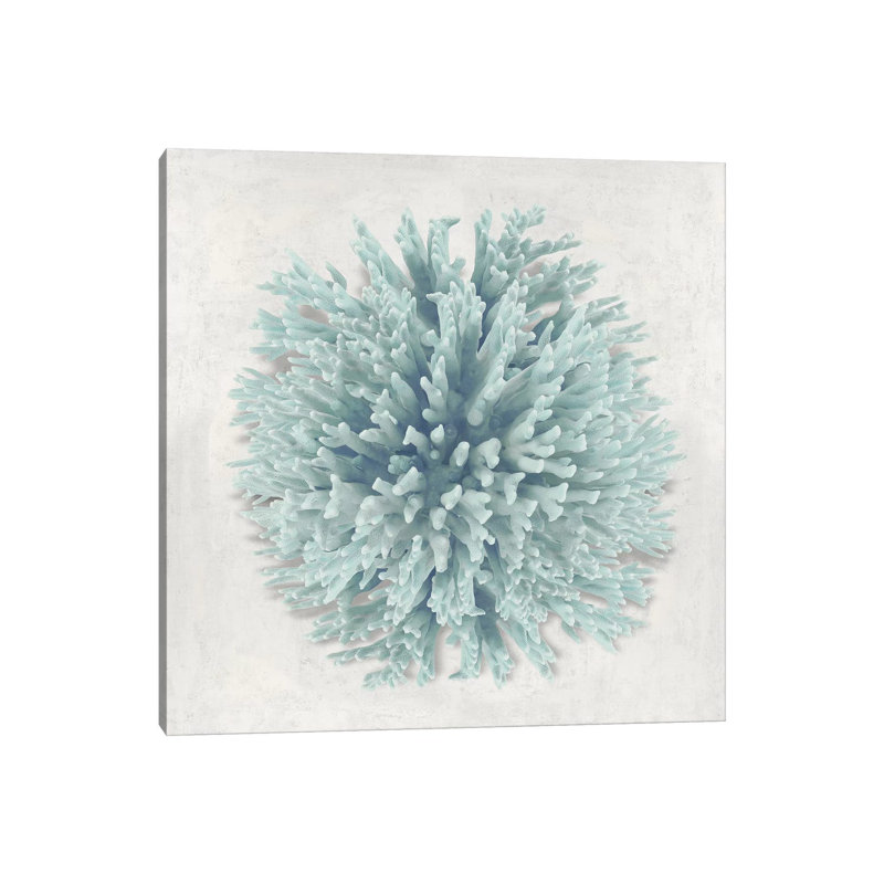 Coral Mint I by Caroline Kelly - Wrapped Canvas Print, 93.98cm H x 93.98cm W 1.91cm D