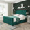 Willow Plush Velvet Upholstered Bed Frame