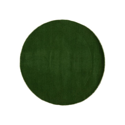 Solid Colour Wool Hand Woven Area Rug