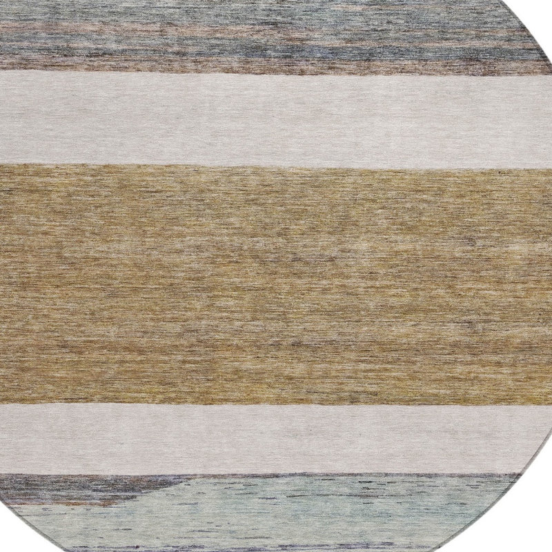 Tapis d'intérieur rond 8 po