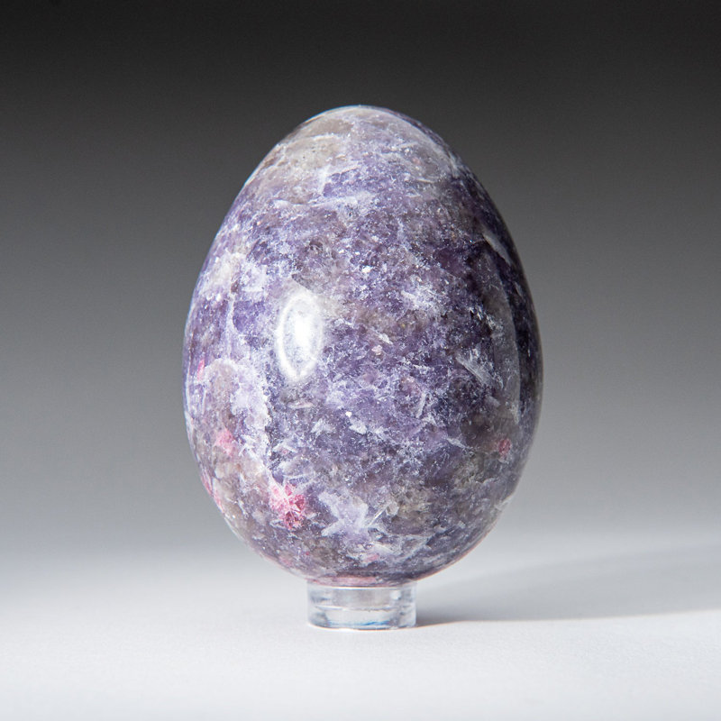 Genuine Polished Lepidolite (2.5") Egg from Madagascar