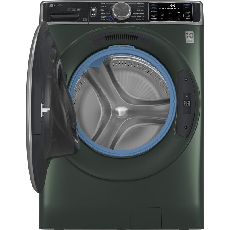 GE Profile 5.5 Cu. Ft. Capacity Smart Front Load Energy Star Steam Washer With Ultrafresh Vent System Plus And Smart Wash And Rinse