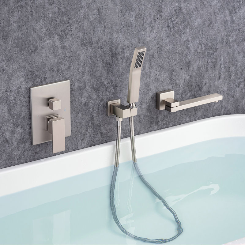 All-In-One Kit with Rough in-Valve, Brushed Nickel