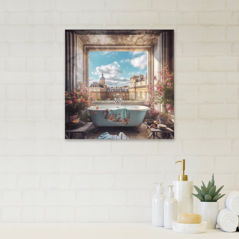 Landscape Majida Bath Serenity Canvas Print - Bath Serenity I, 16" H x 16" W x 1" D