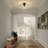 5-light Flush Mount Chandelier-372528558
