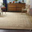 Modern and Stylish Cimarr Hand-Knotted Soft Cotton Wool Oriental Light Beige Rectangle Area Rugs