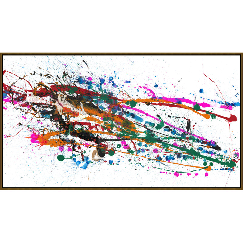 Abstract Painting by Danielle Davis, Image Brush Gel, 31.75" H x 55.75" W