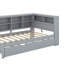 Lit de jour simple avec lit gigogne, tablette et port USB-517016869