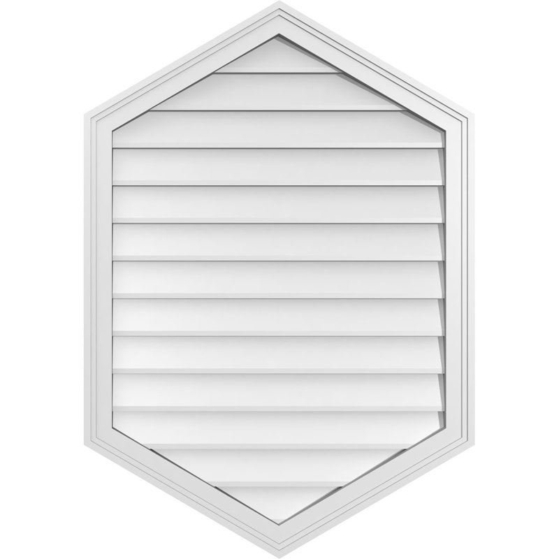 Ventilé vertical à pignon vertical 7/12 po, H 1,5 po x l 28 po x L 40 po