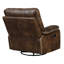 Fauteuil inclinable brun pivotant-1173511849