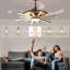 Ventilateur de plafond avec lumières DEL Asbey-1876074342