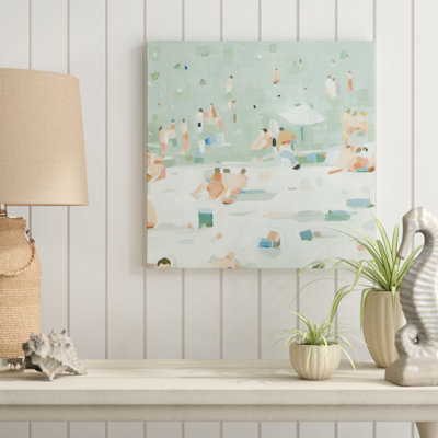 Summer Confetti I, peinture sur toile tendue