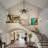 Tyshai 33.8" W 10-Light Sputnik Sphere Chandelier with Sloped Ceiling Adapter -1535703439