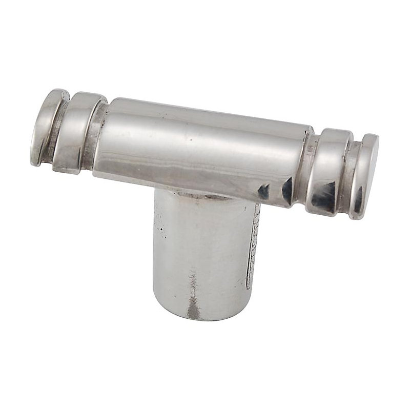Archimedes Bar Knob, 1" H x 0.56" W x 1" D, Polished Nickel