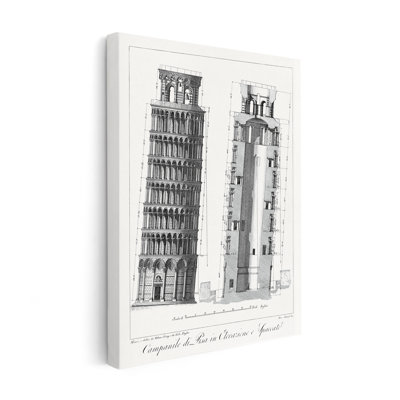 Leaning Tower of Pisa Blueprint
