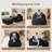 No Assembly Required Oversized 65"Chaise Lounge with Pillows,Upholstered Cloud Bean Bag Chair Indoor-381304448