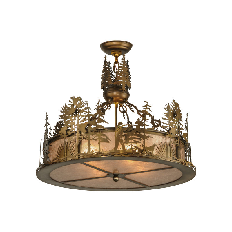Rustic Lodge 4 - Light Chandelier
