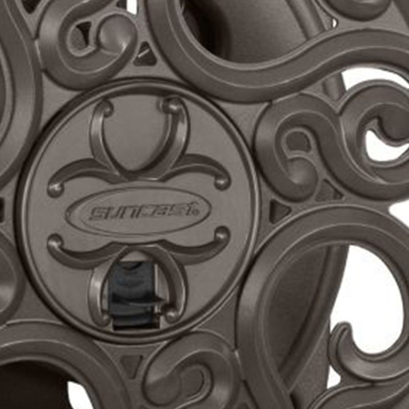 Suncast Sidewinder Side Scroll Decorative Wall Mount Hose Reel